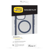otterbox defender xt magsafe case for iphone 17 standard blue side profile