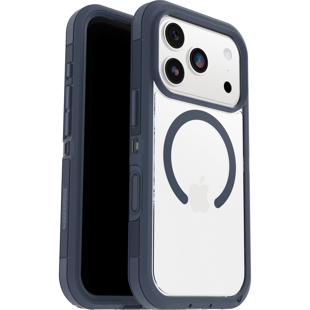 otterbox defender xt case for iphone 17 pro blue front view