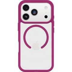 otterbox case for iphone 17 pro rose crystal side profile