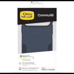 otterbox case for iphone 17 pro max blue back protection