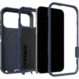 otterbox defender case for iphone 17 pro max blue lifestyle shot