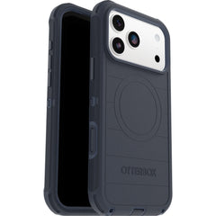 otterbox defender case for iphone 17 pro max blue front view