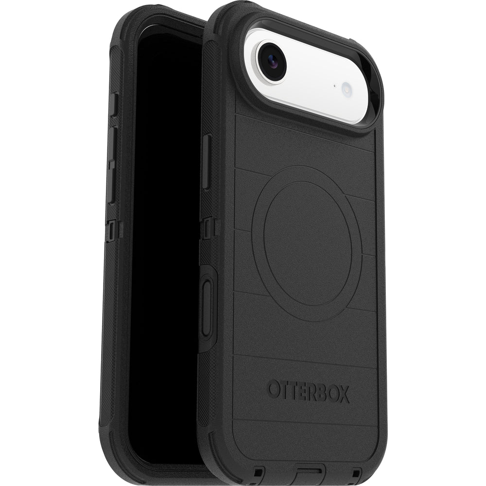 otterbox defender case for iphone 17 air black front view