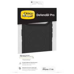 otterbox defender case for iphone 17 air black side profile