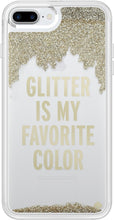 Load image into Gallery viewer, Kate Spade Clear Liquid Glitter Case for iPhone 8 Plus / 7 Plus
