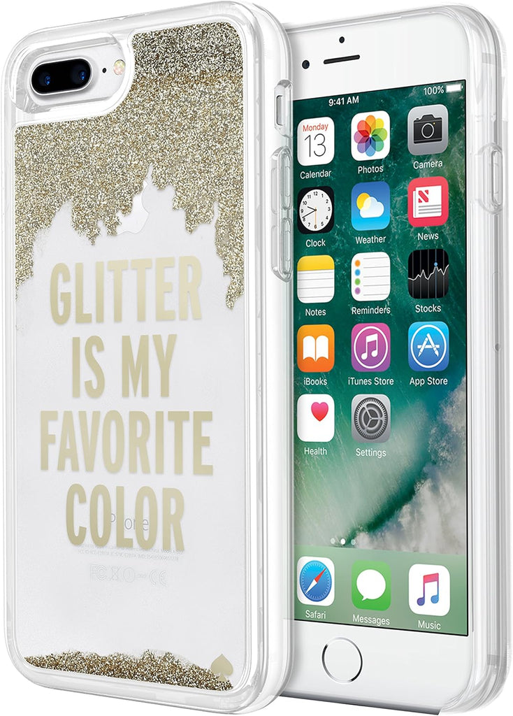 Kate Spade Clear Liquid Glitter Case for iPhone 8 Plus / 7 Plus