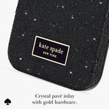 kate spade kate spade case for iphone 17 pro max black side profile