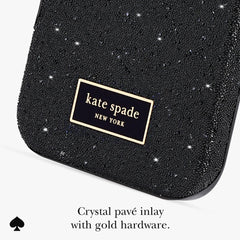 kate spade kate spade case for iphone 17 pro max black side profile