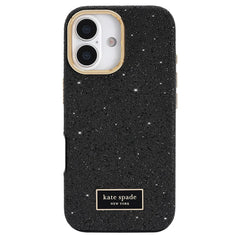 kate spade kate spade case for iphone 17 standard black front view