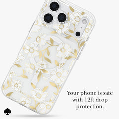 kate spade kate spade case for iphone 17 pro max clear angle view