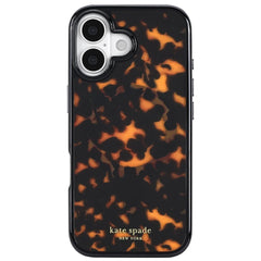 kate spade kate spade case for iphone 17 standard tortoise front view