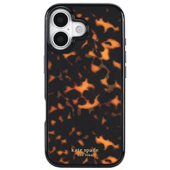 kate spade kate spade case for iphone 17 standard tortoise back pattern design