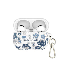 Kate Spade Flowerbed Blue with Silver Clip for AirPod Pro 3