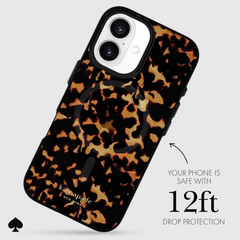 Kate Spade MagSafe Case for iPhone 16 Standard - Tortoise