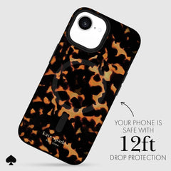 Kate Spade MagSafe Case for iPhone 16e / 15 / 14 / 13 Standard - Tortoise