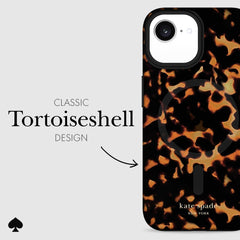 Kate Spade MagSafe Case for iPhone 16e / 15 / 14 / 13 Standard - Tortoise
