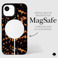 Kate Spade MagSafe Case for iPhone 16e / 15 / 14 / 13 Standard - Tortoise