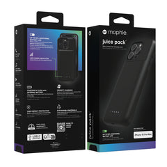 Mophie Juice Pack 3000mAh Battery Case iPhone 15 Pro Max - Black