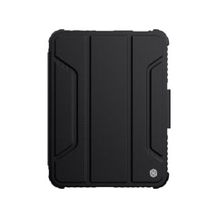 Rugged Bumper Leather Pro Case for iPad Pro 11 2nd/3rd and iPad Air 4/5 - Black
