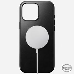 Nomad Modern Horween Leather Case for iPhone 16 Pro Max 6.9 - Black