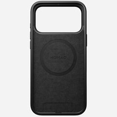 nomad modern leather case for iphone 17 pro black side profile