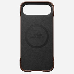 nomad horween case for iphone 17 air brown side profile