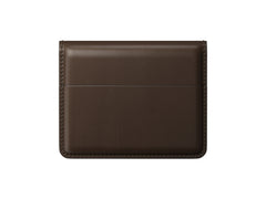 Nomad Card Wallet Plus Horween Leather - Rustic Brown