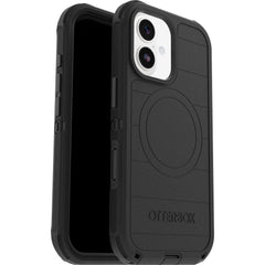 otterbox defender magsafe case for iphone 17 standard black front view