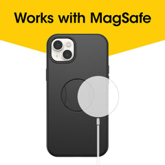 OtterGrip Symmetry Case with MagSafe iPhone 14 Plus / 15 Plus 6.7 inch Black