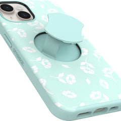 OtterGrip Symmetry Case with MagSafe iPhone 14 / 13 - Poppies By The Sea Blue
