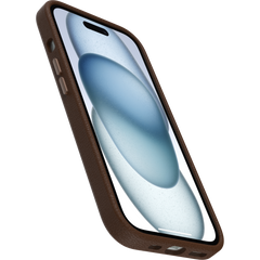 OtterBox Symmetry Cactus Leather MagSafe iPhone 15 / 14 / 13 Standard - Rich Adobe Brown