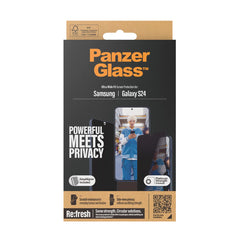 PanzerGlass Ultra Wide Privacy Screen Protector S24 Standard 6.2 inch - Tinted