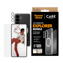 PanzerGlass CARE 3 in 1 Bundle for Samsung Galaxy S26 Plus - Clear