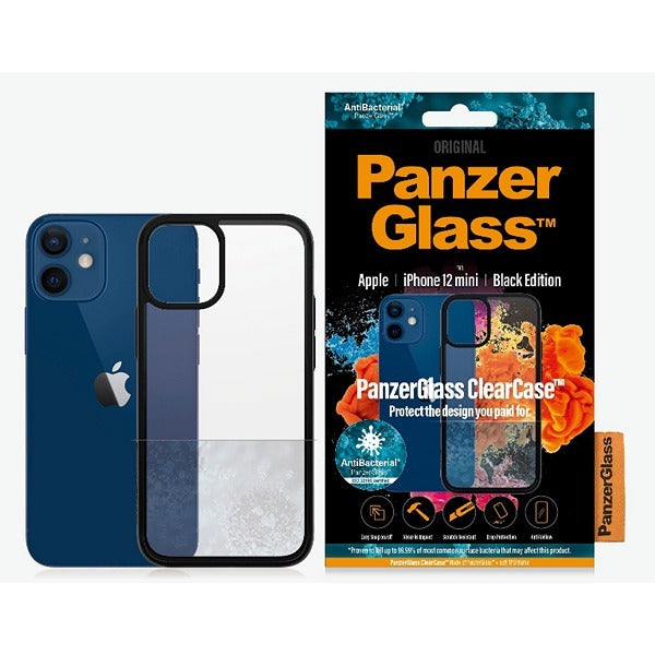 PanzerGlass ClearCase Apple iPhone 12 Mini Clear Black