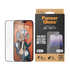 PanzerGlass Screen Guard Ultra Wide iPhone 15 Plus 6.7 - Clear