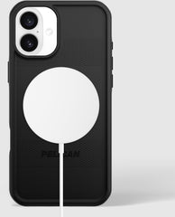 Pelican Protector Magsafe Clear Case for iPhone 16 Plus - Black