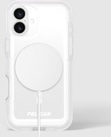 Pelican Voyager Magsafe Rugged Case & Belt Clip for iPhone 16 Plus - Clear