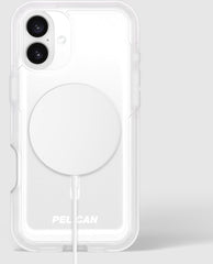 Pelican Voyager Magsafe Rugged Case & Belt Clip for iPhone 16 Plus - Clear
