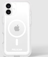 Pelican Voyager Magsafe Rugged Case & Belt Clip for iPhone 16 Plus - Clear