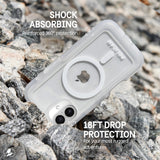 Pelican Voyager Magsafe Rugged Case & Belt Clip for iPhone 16 Plus - Clear