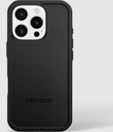 Pelican Protector Magsafe Clear Case for iPhone 16 Pro - Black