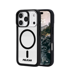 Pelican Protector MagSafe Case with Stand for iPhone 17 Pro 6.3 - Clear / Black