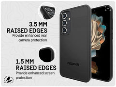 Pelican Protector Tough Slim Case Samsung S24 Standard 6.2 inch - Black