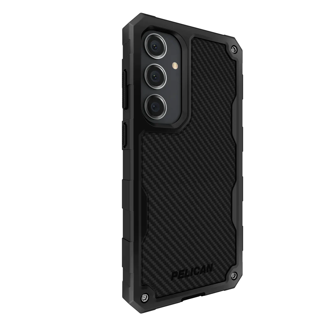 Pelican Shield Carbon Fibre Case Samsung S24 Standard 6.2 inch - Black