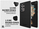 Pelican Shield Carbon Fibre Case Samsung S24 Ultra 6.8 inch - Black