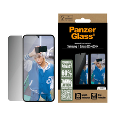 PanzerGlass UW Privacy Glass Screen Guard Samsung S25 Plus & S24 Plus 6.7 - Tinted