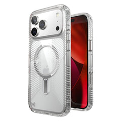 Speck Presidio Clear Grip with ClickLock - iPhone 17 Pro Max - Clear / Silver