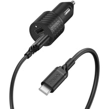 Load image into Gallery viewer, Otterbox Durable Car Charger 2x USB-A &amp; 1M Cable USB-C 24W Combined