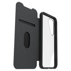 Otterbox React Folio Case Samsung S25 Standard 5G 6.2 inch - Black / Clear