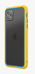RhinoShield CrashGuard NX Customisable Protective Bumper Case for iPhone 11 Pro Max - Yellow Blue